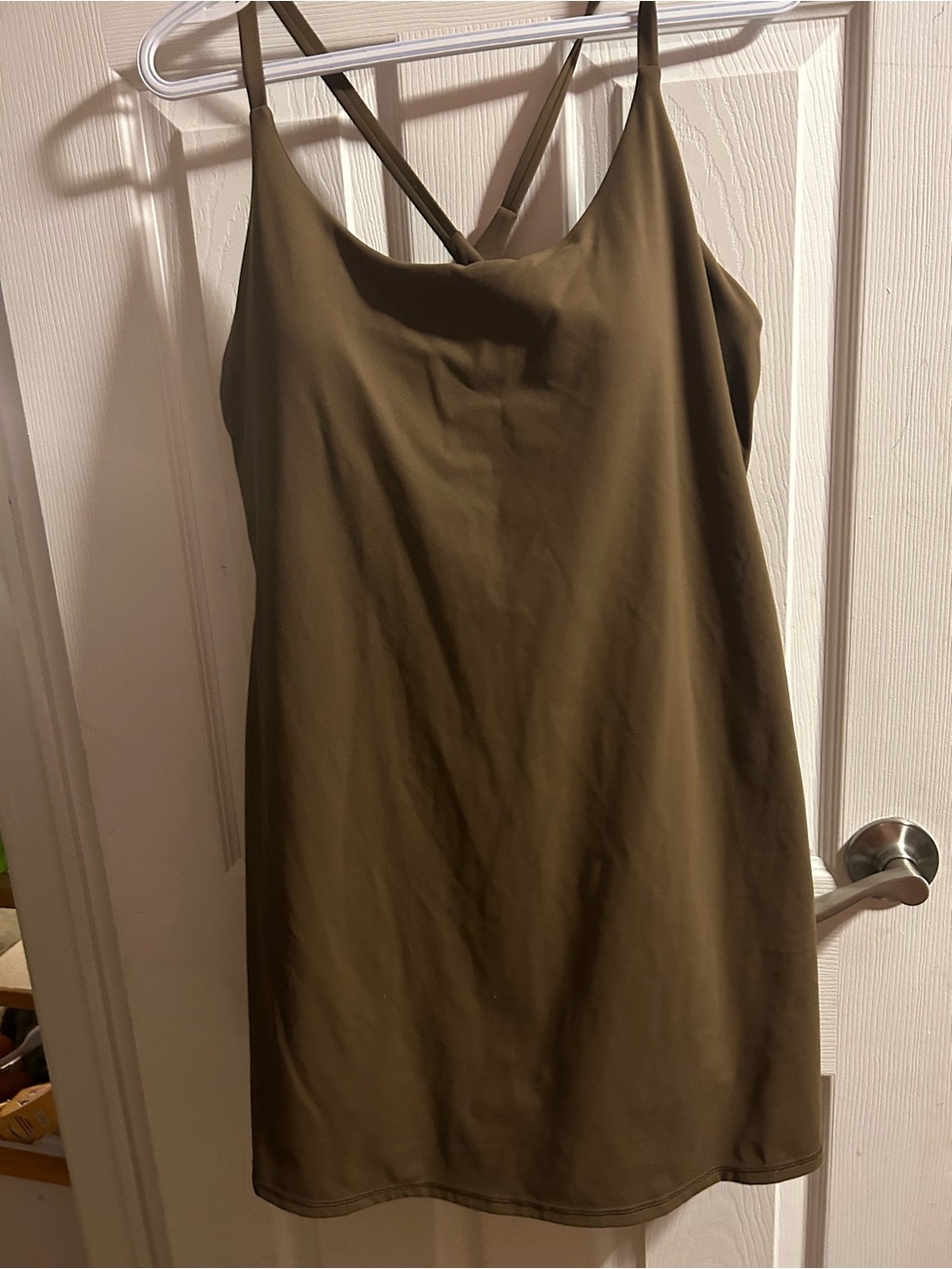 HALARA SoftlyZero backless Easy Peezy Dress - Chestnut - Picture 2 of 4